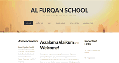 Desktop Screenshot of alfurqanschool.com